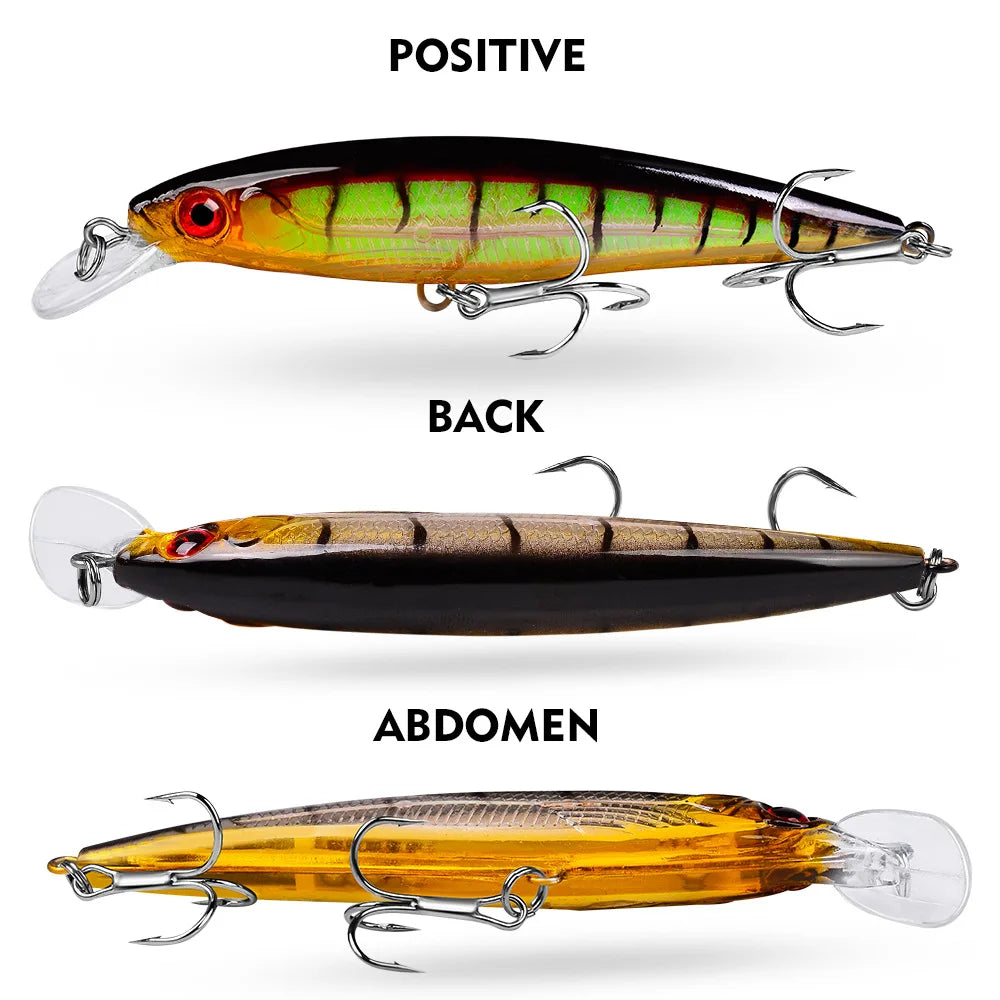 Japan Minnow Fishing Lure Artificial Pesca Hard Bait Professional Wobblers Swimbait Bass Pike Carp 1PCS