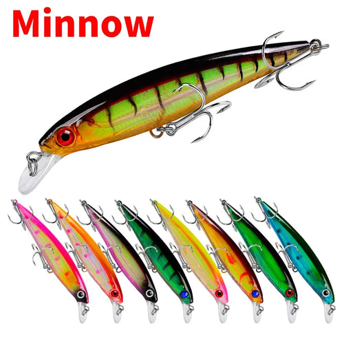 Japan Minnow Fishing Lure Artificial Pesca Hard Bait Professional Wobblers Swimbait Bass Pike Carp 1PCS